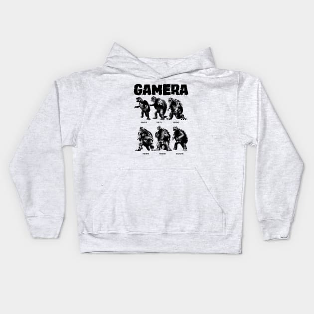 GAMERA YEARS Kids Hoodie by ROBZILLA